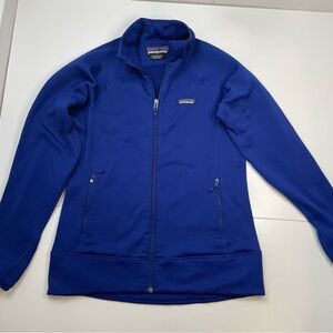 Patagonia Jacket Women Sz M CrossTrek Full Zip Blue Gorpcore Active Stretch